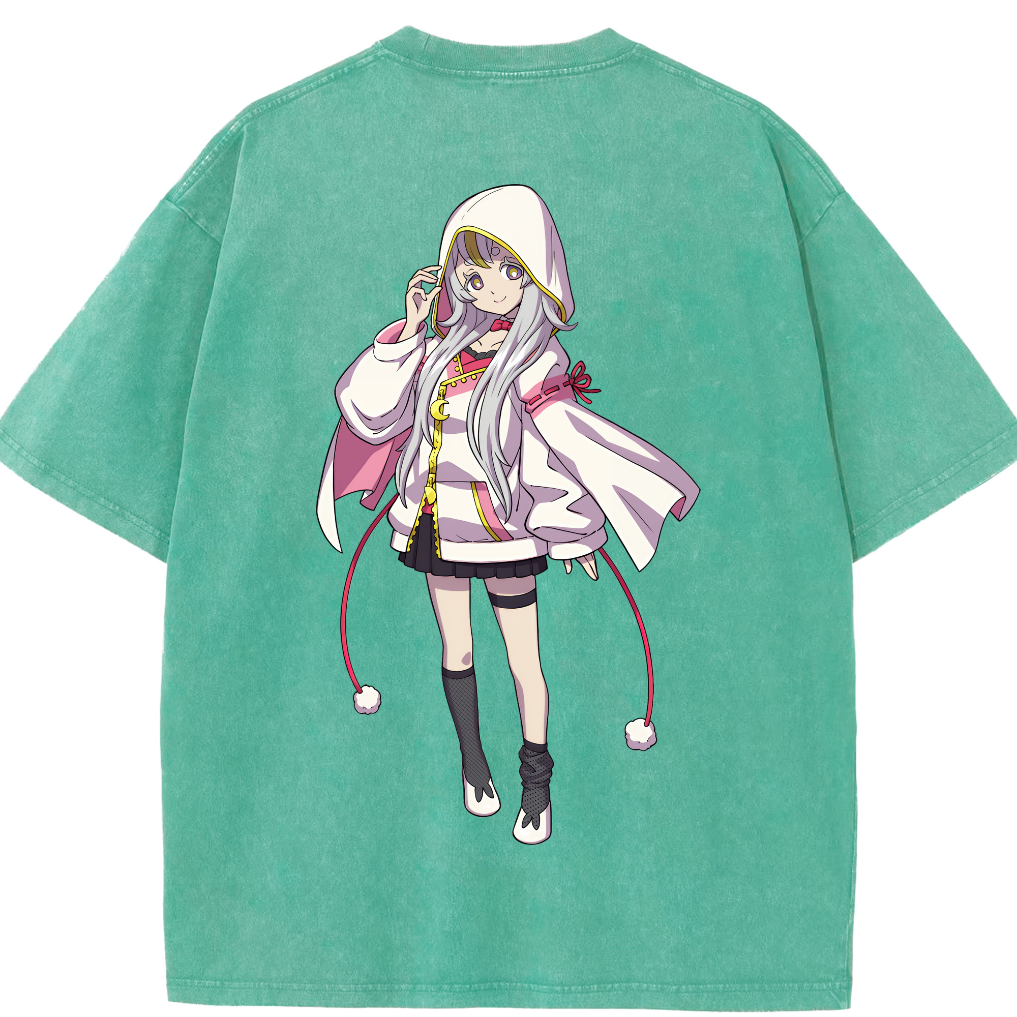（画像用） 妖怪ウォッチ Yo-kai Watch 綿100% ヴィンテージ風 半袖Tシャツ（背面プリント）